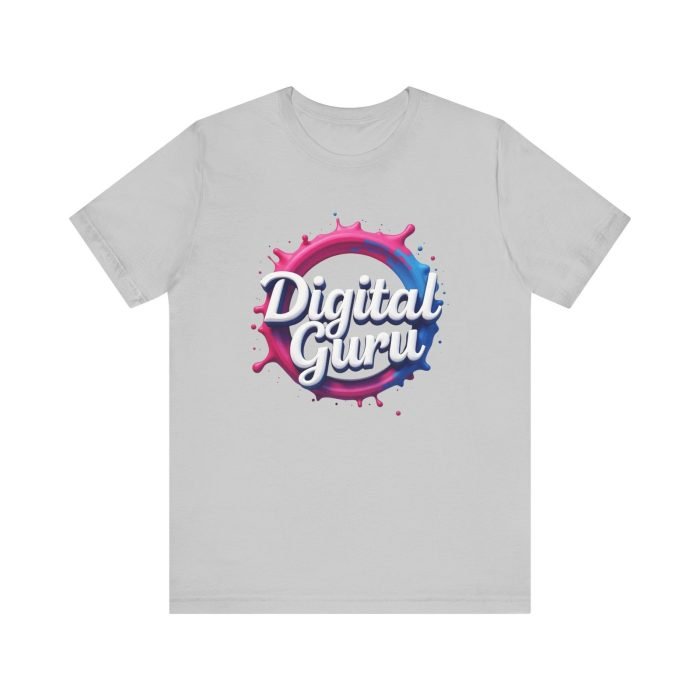 #Digital Guru Unisex Jersey Tee - Creative, Casual Style for Tech Enthusiasts - Image 9