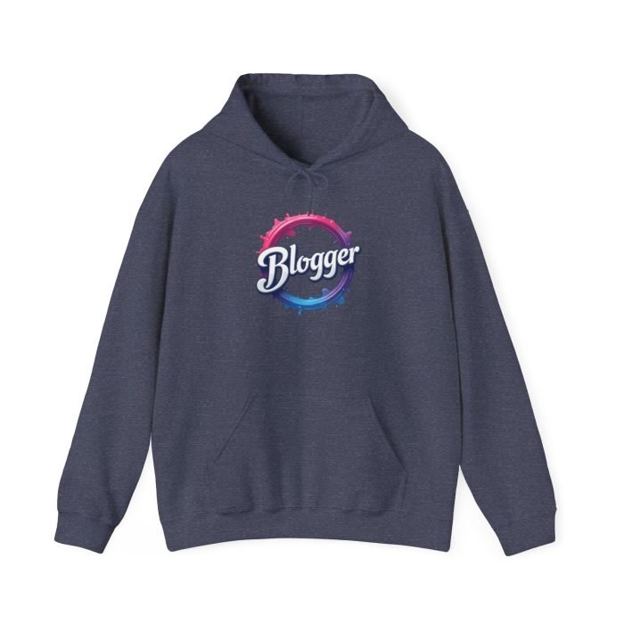 #Blogger Hooded Sweatshirt - Cozy Unisex Pullover for Creatives - Image 14