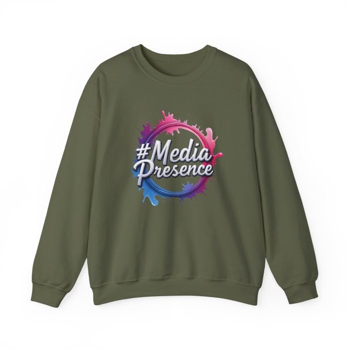 #MediaPresence Unisex Heavy Blend™ Crewneck Sweatshirt - Stylish Comfort for Content Creators - Image 12