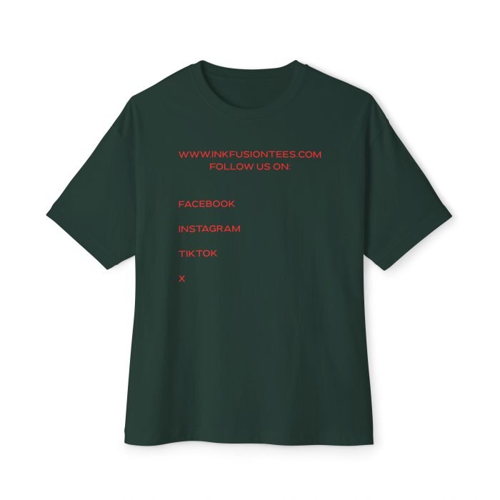 Unisex Oversized Boxy Tee - Trendy Graphic Tee with Ink Fusion Design - Image 25