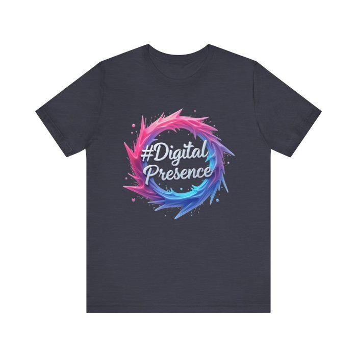 #DigitalPresence Unisex Short Sleeve Tee - Trendy & Comfortable Graphic T-Shirt - Image 25