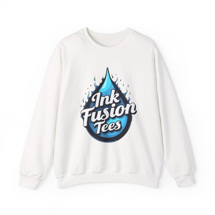 Ink Fusion Logo Crewneck Sweatshirt - Comfortable Unisex Style - Image 6