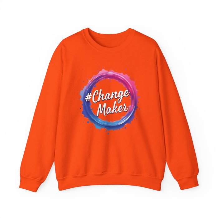 #ChangeMaker Unisex Crewneck Sweatshirt - Inspirational & Comfortable Fashion - Image 12