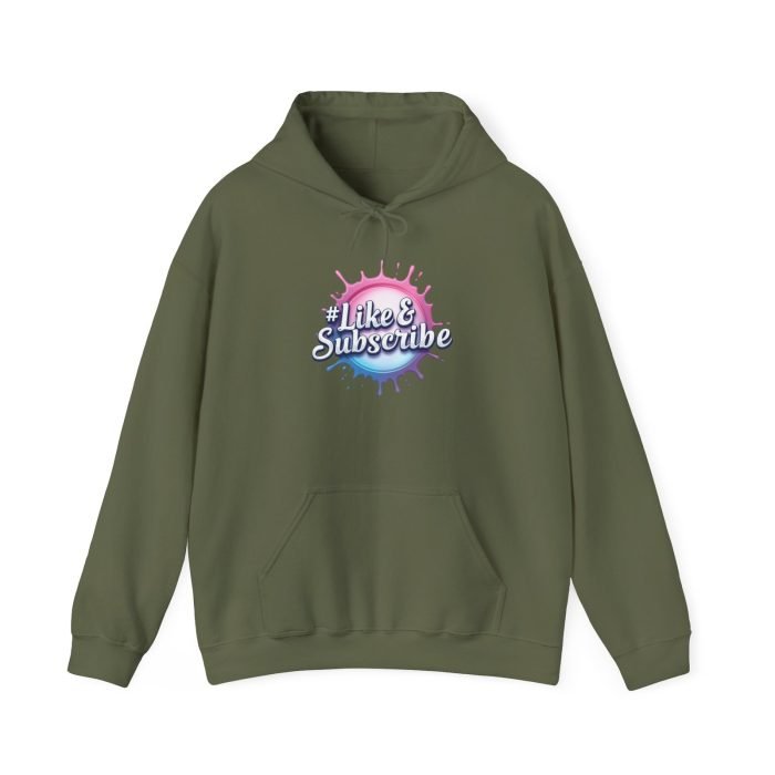 #Like & Subscribe Hoodie - Unisex Heavy Blend™ Sweatshirt - Image 12