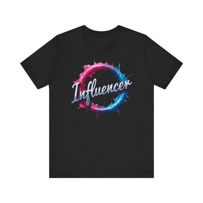 #Influencer Short Sleeve Tee - Perfect for Creators & Trendsetters - Image 11