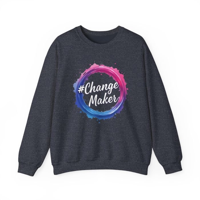 #ChangeMaker Unisex Crewneck Sweatshirt - Inspirational & Comfortable Fashion - Image 16