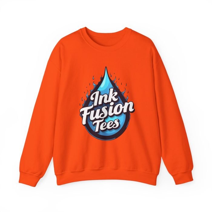 Ink Fusion Logo Crewneck Sweatshirt - Comfortable Unisex Style - Image 12