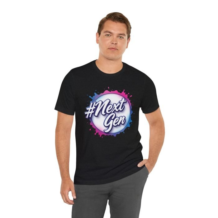 #NextGen Unisex Jersey Tee - Youthful Vibe for Everyday Comfort - Image 3