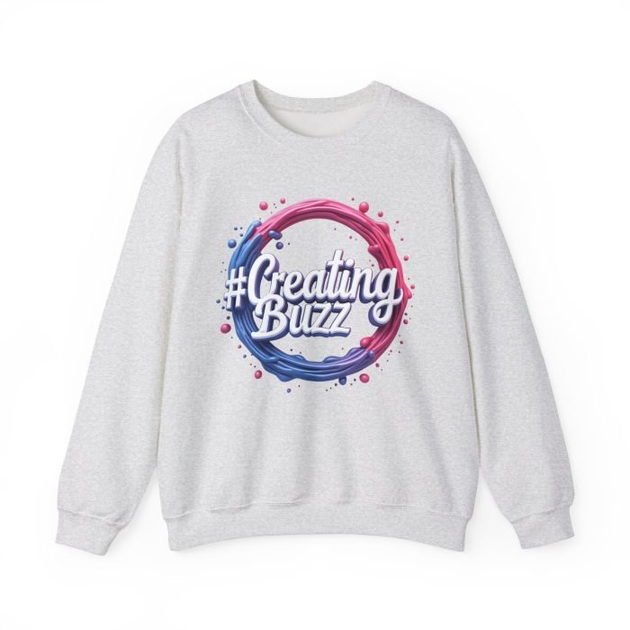 #Creating Buzz Crewneck Sweatshirt | Unisex Heavy Blend™ - Image 8