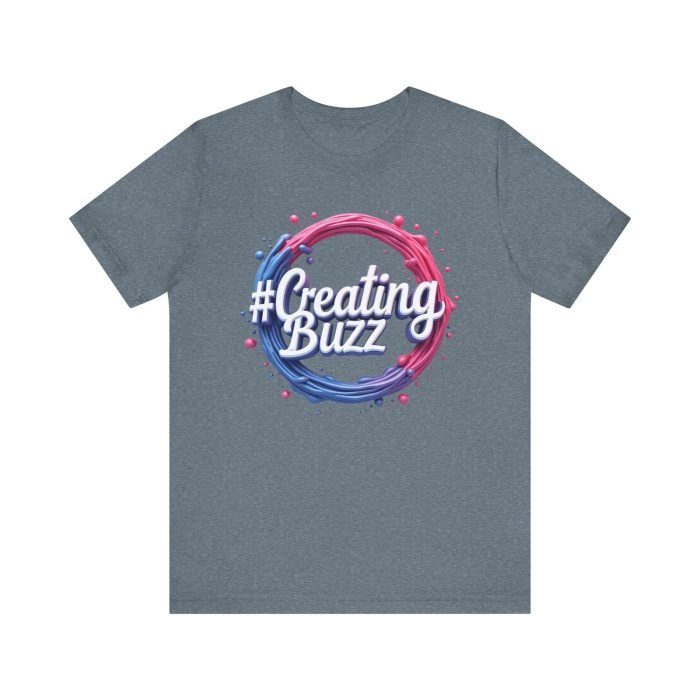 #Creating Buzz Unisex Jersey Tee - Stylish & Vibrant Design for Creative Enthusiasts - Image 23