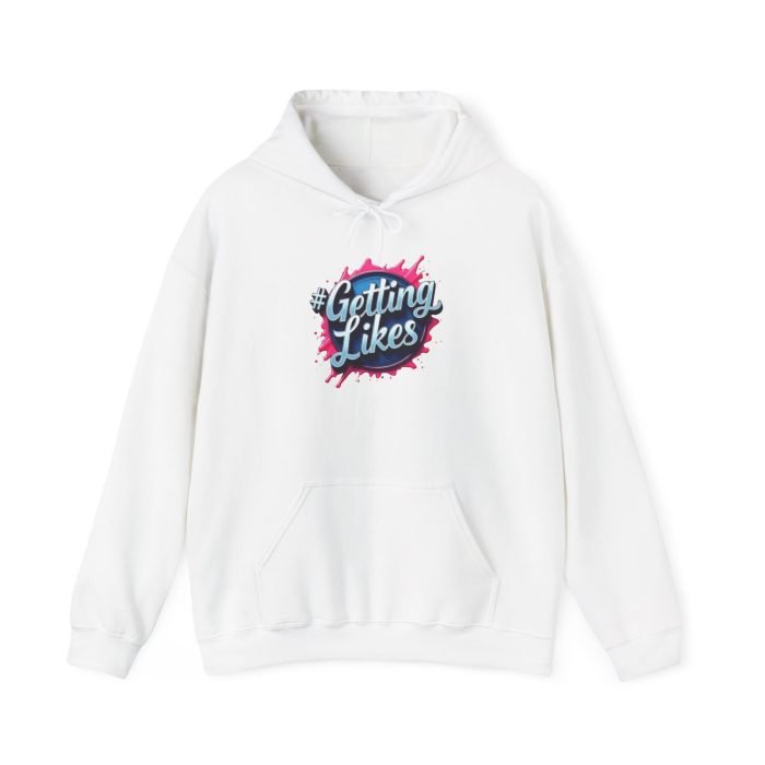 #Getting Likes Hoodie - Unisex Heavy Blend Sweatshirt for Social Media Lovers - Image 6