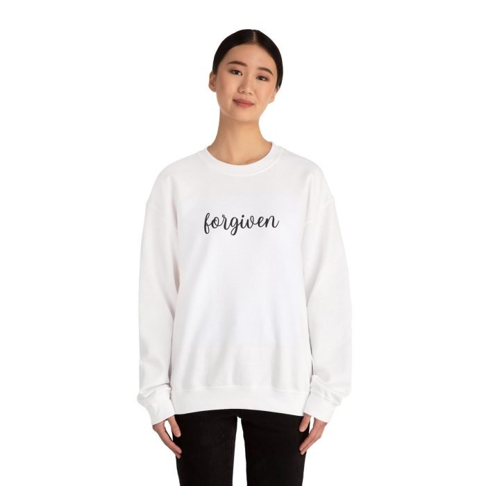 Forgiven Unisex Heavy Blend™ Crewneck Sweatshirt - Cozy Casual Wear for Everyday Inspiration - Image 4