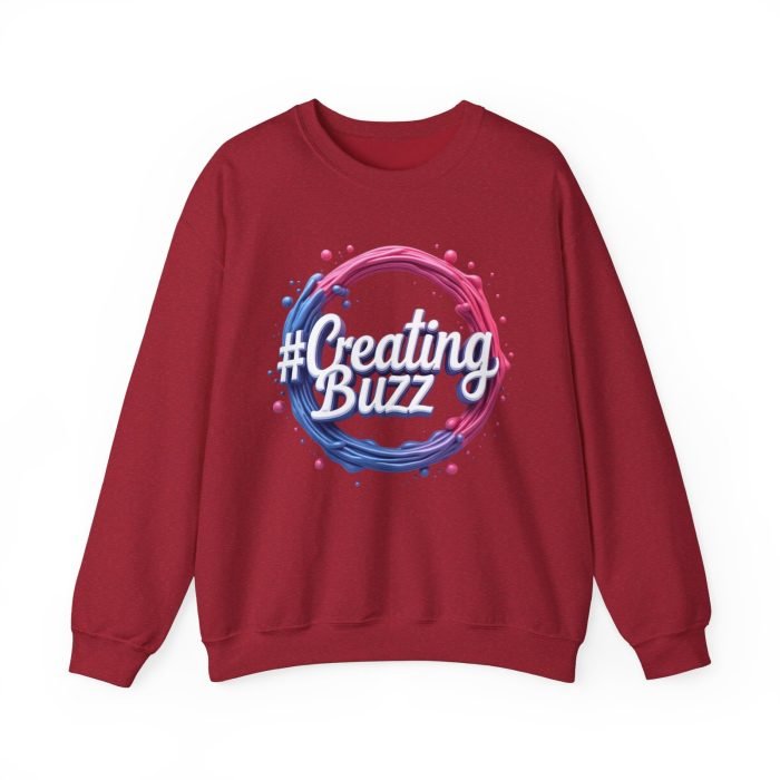 #Creating Buzz Crewneck Sweatshirt | Unisex Heavy Blend™ - Image 26