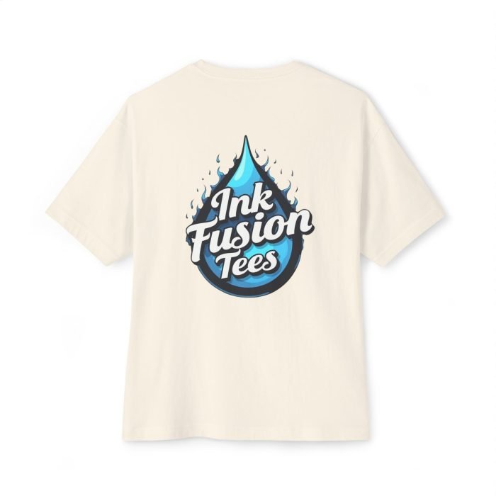 Unisex Oversized Boxy Tee - Trendy Graphic Tee with Ink Fusion Design - Image 14