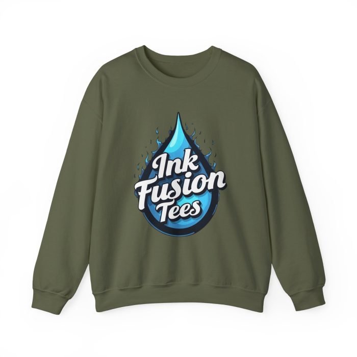 Ink Fusion Logo Crewneck Sweatshirt - Comfortable Unisex Style - Image 14