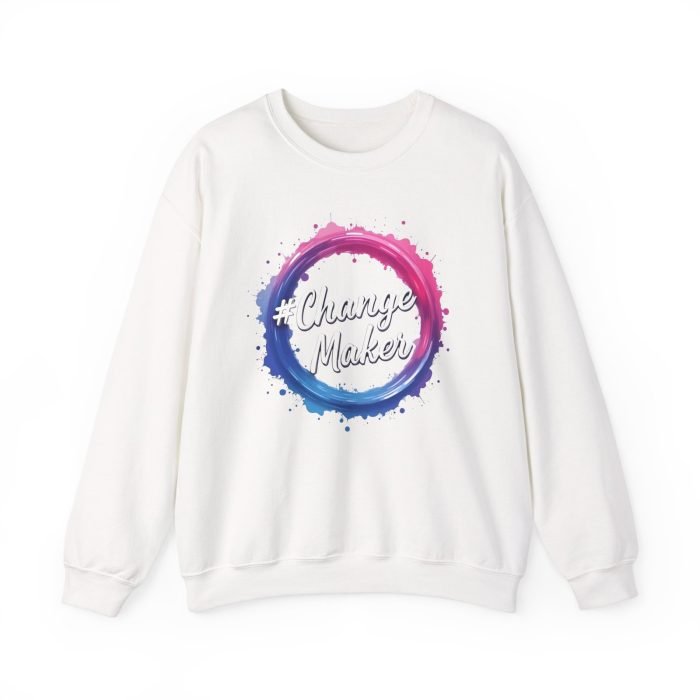 #ChangeMaker Unisex Crewneck Sweatshirt - Inspirational & Comfortable Fashion - Image 6