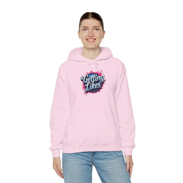 #Getting Likes Hoodie - Unisex Heavy Blend Sweatshirt for Social Media Lovers - Image 4