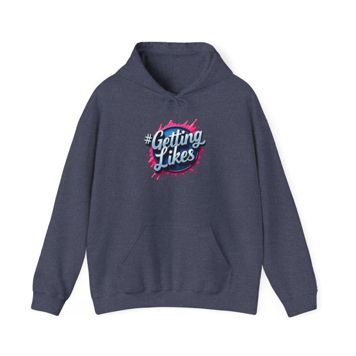 #Getting Likes Hoodie - Unisex Heavy Blend Sweatshirt for Social Media Lovers - Image 16