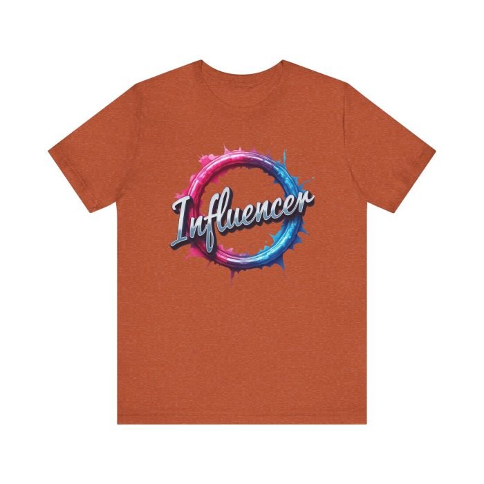 #Influencer Short Sleeve Tee - Perfect for Creators & Trendsetters - Image 17