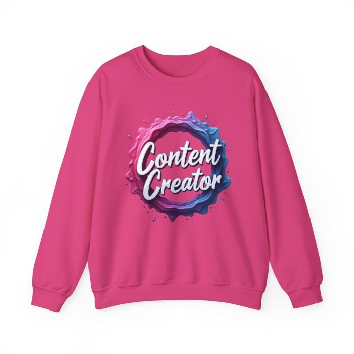 #Content Creator Crewneck Sweatshirt - Comfortable Fashion for Creatives - Image 24