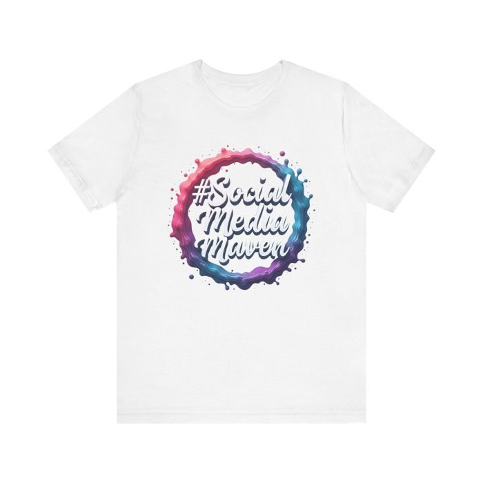 #SocialMediaMaven Unisex Jersey Tee - Perfect for Influencers & Creators - Image 7