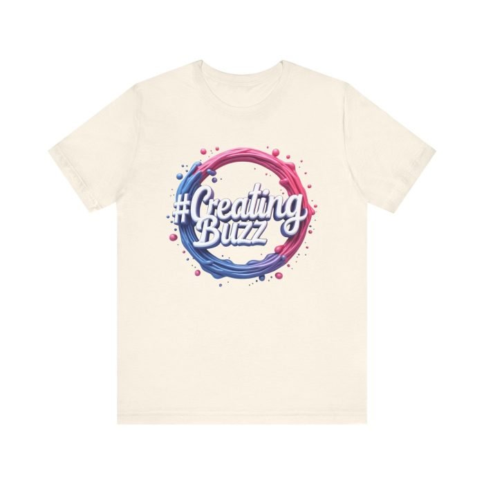 #Creating Buzz Unisex Jersey Tee - Stylish & Vibrant Design for Creative Enthusiasts - Image 13