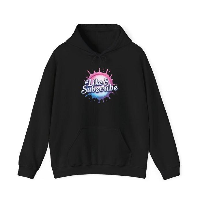 #Like & Subscribe Hoodie - Unisex Heavy Blend™ Sweatshirt - Image 8