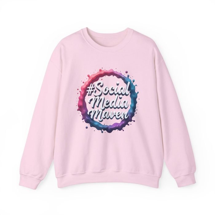 #SocialMediaMaven Crewneck Sweatshirt - Cozy Unisex Fashion for Influencers - Image 22