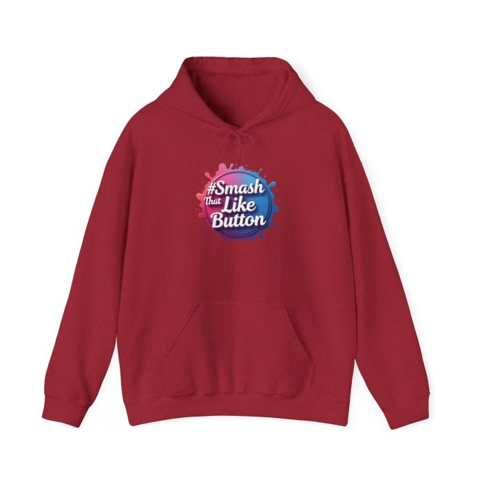 #Smash That Like Button Hoodie - Unisex Heavy Blend Sweatshirt for Social Media Lovers - Image 26
