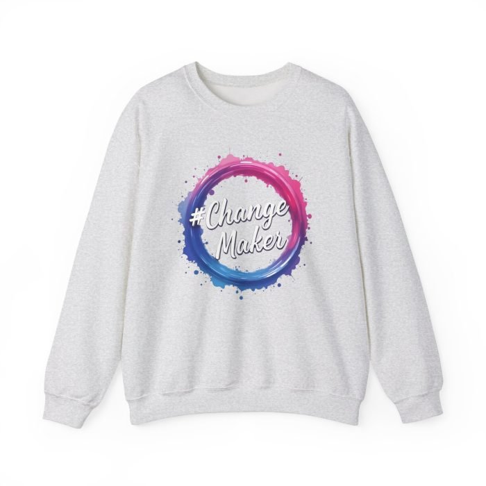 #ChangeMaker Unisex Crewneck Sweatshirt - Inspirational & Comfortable Fashion - Image 8