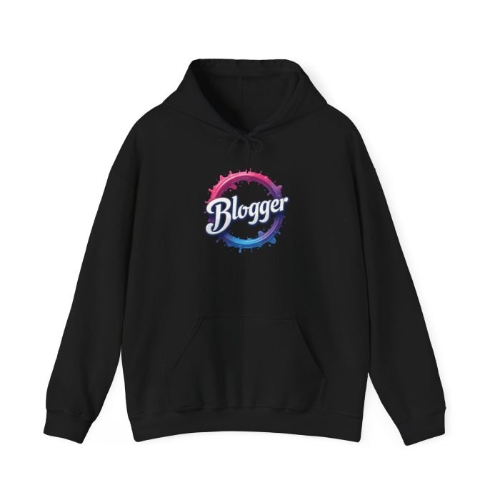 #Blogger Hooded Sweatshirt - Cozy Unisex Pullover for Creatives