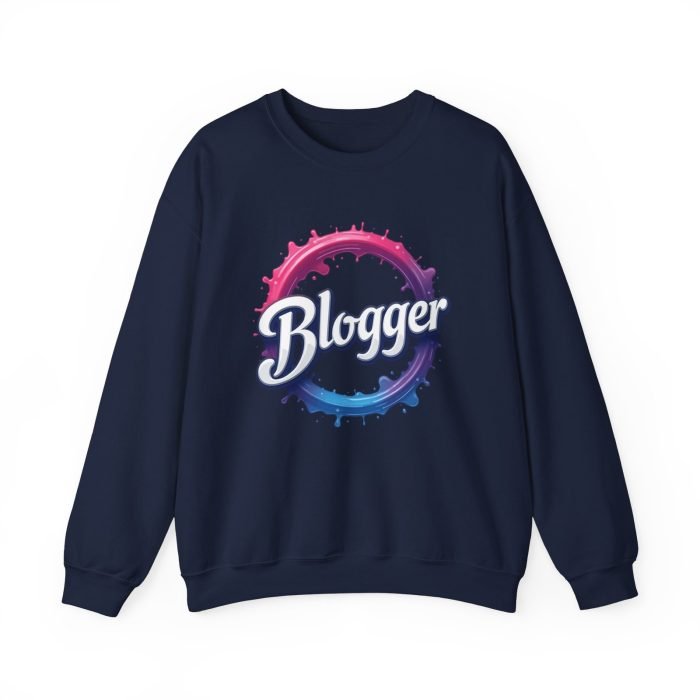 #Blogger Crewneck Sweatshirt - Cozy Unisex Heavy Blend for Creatives - Image 20