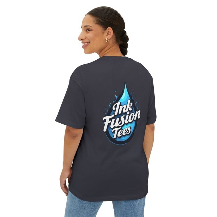 Unisex Oversized Boxy Tee - Trendy Graphic Tee with Ink Fusion Design - Image 24