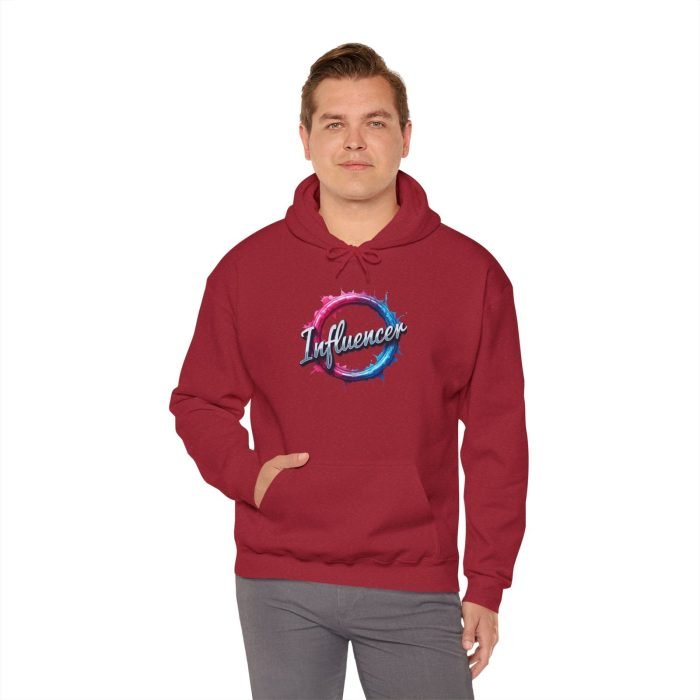 #Influencer Themed Unisex Heavy Blend Hoodie - Image 5