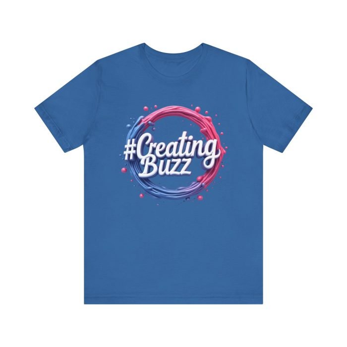#Creating Buzz Unisex Jersey Tee - Stylish & Vibrant Design for Creative Enthusiasts - Image 21