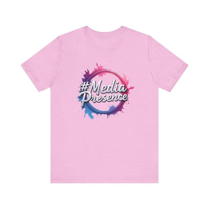 #MediaPresence Unisex Jersey Tee - Trendy Short Sleeve Shirt for Social Media Enthusiasts - Image 27
