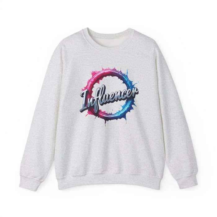 #Influencer Crewneck Sweatshirt | Trendy Unisex Heavy Blend - Image 6