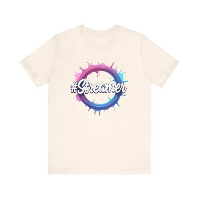 #Streamer Unisex Jersey Tee - Cool Casual Wear for Gamers & Creators - Image 13