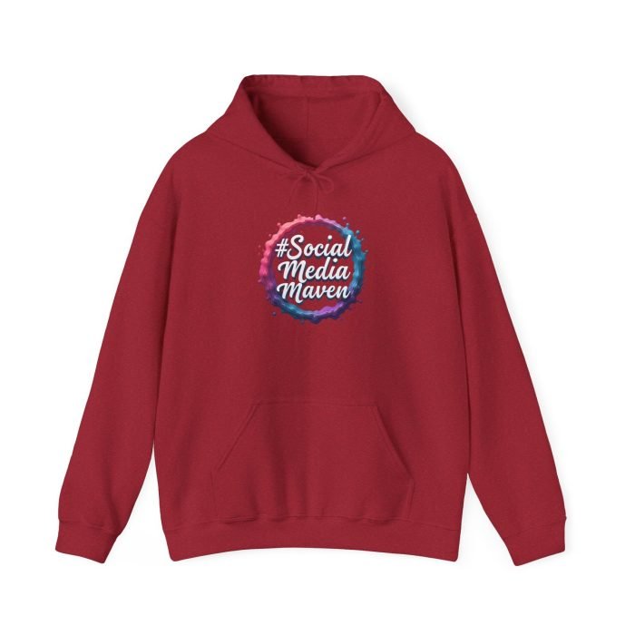 #SocialMediaMaven Unisex Heavy Blend Hooded Sweatshirt - Image 26