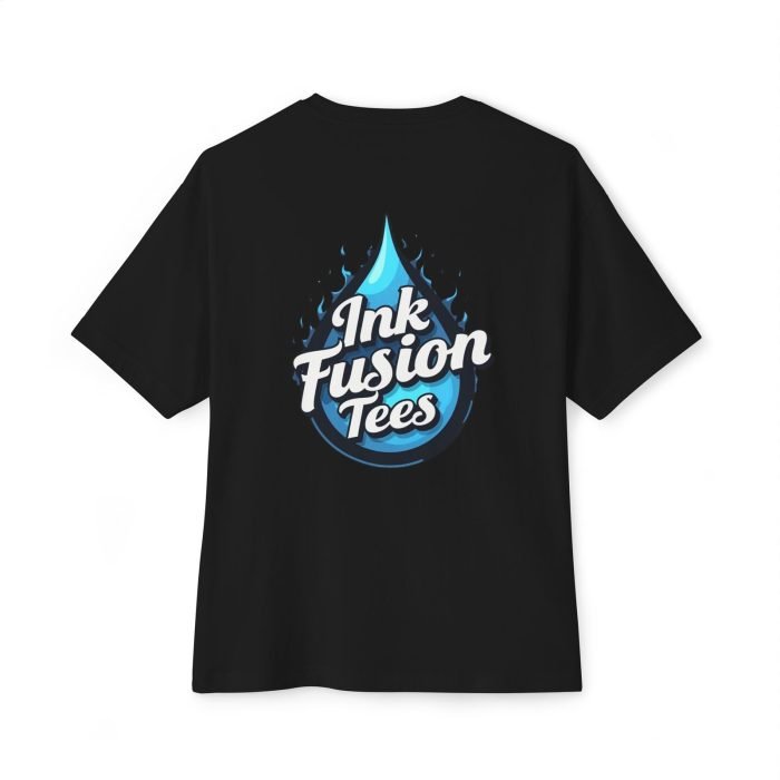 Unisex Oversized Boxy Tee - Trendy Graphic Tee with Ink Fusion Design - Image 10