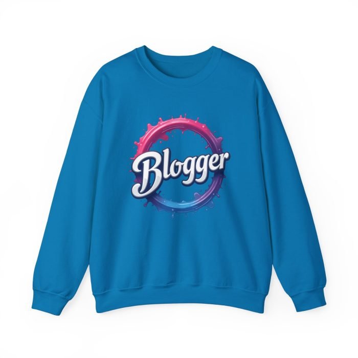 #Blogger Crewneck Sweatshirt - Cozy Unisex Heavy Blend for Creatives - Image 18