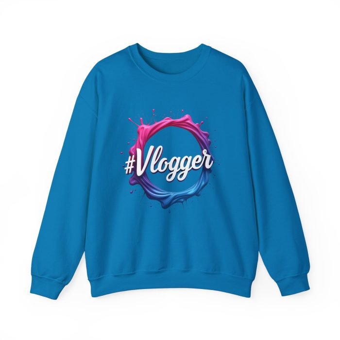 #Vlogger Unisex Heavy Blend™ Crewneck Sweatshirt - Trendy, Comfortable & Stylish for Content Creators - Image 20