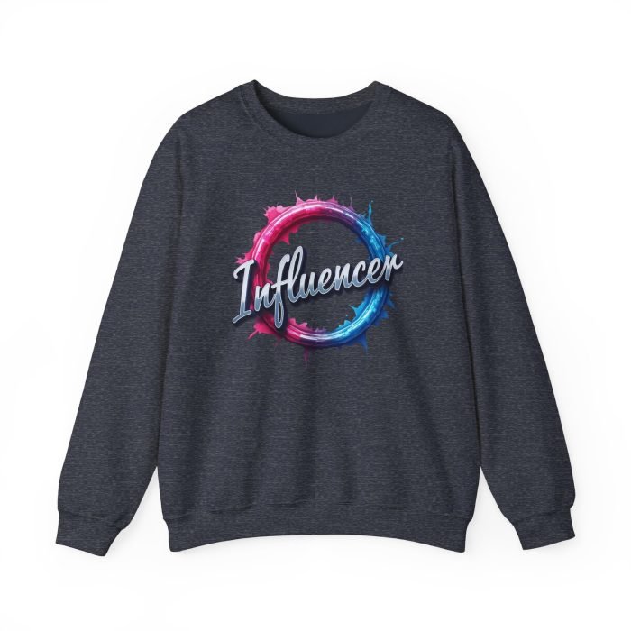 #Influencer Crewneck Sweatshirt | Trendy Unisex Heavy Blend - Image 16