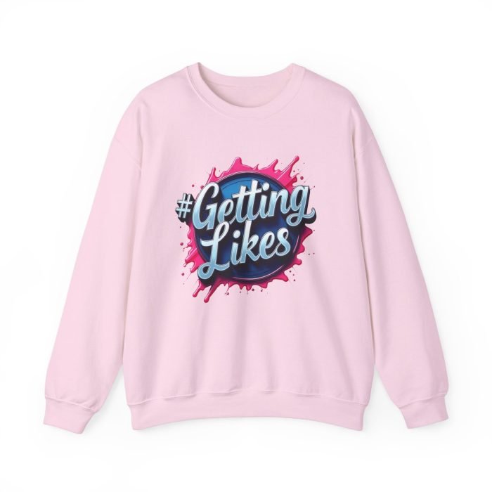 #GettingLikes Unisex Crewneck Sweatshirt - Trendy Comfort for Social Media Lovers - Image 24