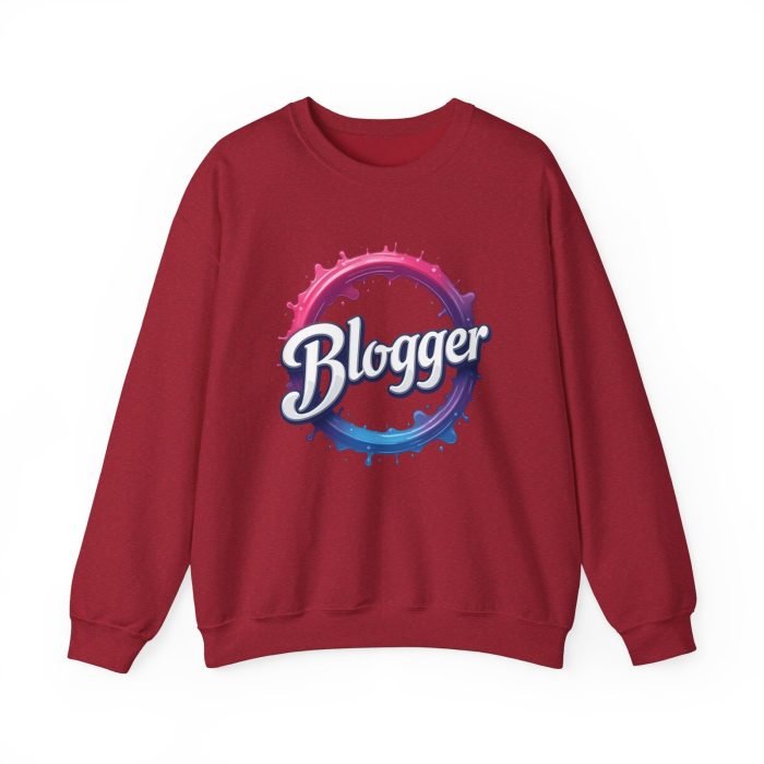 #Blogger Crewneck Sweatshirt - Cozy Unisex Heavy Blend for Creatives - Image 26
