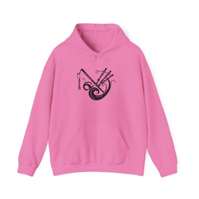 Musical Vibes Bagpipes Hooded Sweatshirt - Cozy Unisex Hoodie, Music Lover Gift, Unique Graphic Design, Perfect for Celebrations, Warm and Stylish - Image 24