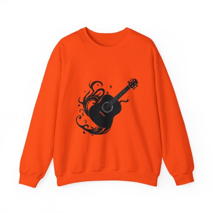 Vintage Acoustic Guitar Graphic Sweatshirt - Music Lover Gift, Cozy Crewneck for Concerts, Unisex Sweater for Musicians, Perfect for Birthdays - Image 12