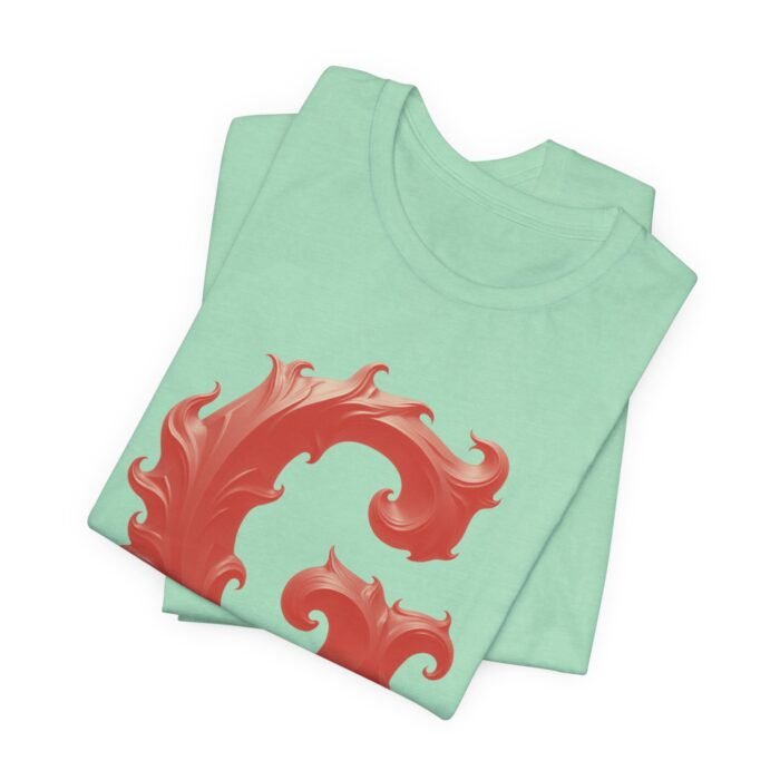 Monogram Initial Letter G Design Unisex Jersey Tee - Stylish & Unique Graphic T-Shirt - Image 3