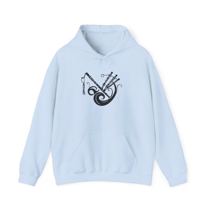 Musical Vibes Bagpipes Hooded Sweatshirt - Cozy Unisex Hoodie, Music Lover Gift, Unique Graphic Design, Perfect for Celebrations, Warm and Stylish - Image 16
