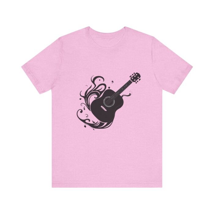 Acoustic Guitar Flow Unisex Tee - Perfect for Musicians, Music Lovers, Concertgoers | Gifts for Birthdays, Holidays, Music Festivals - Image 24